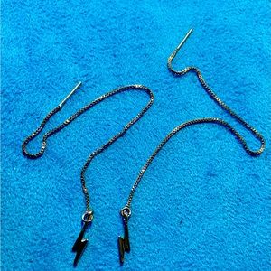 Be electric! ModCloth threader earrings. Bundles available or make your own